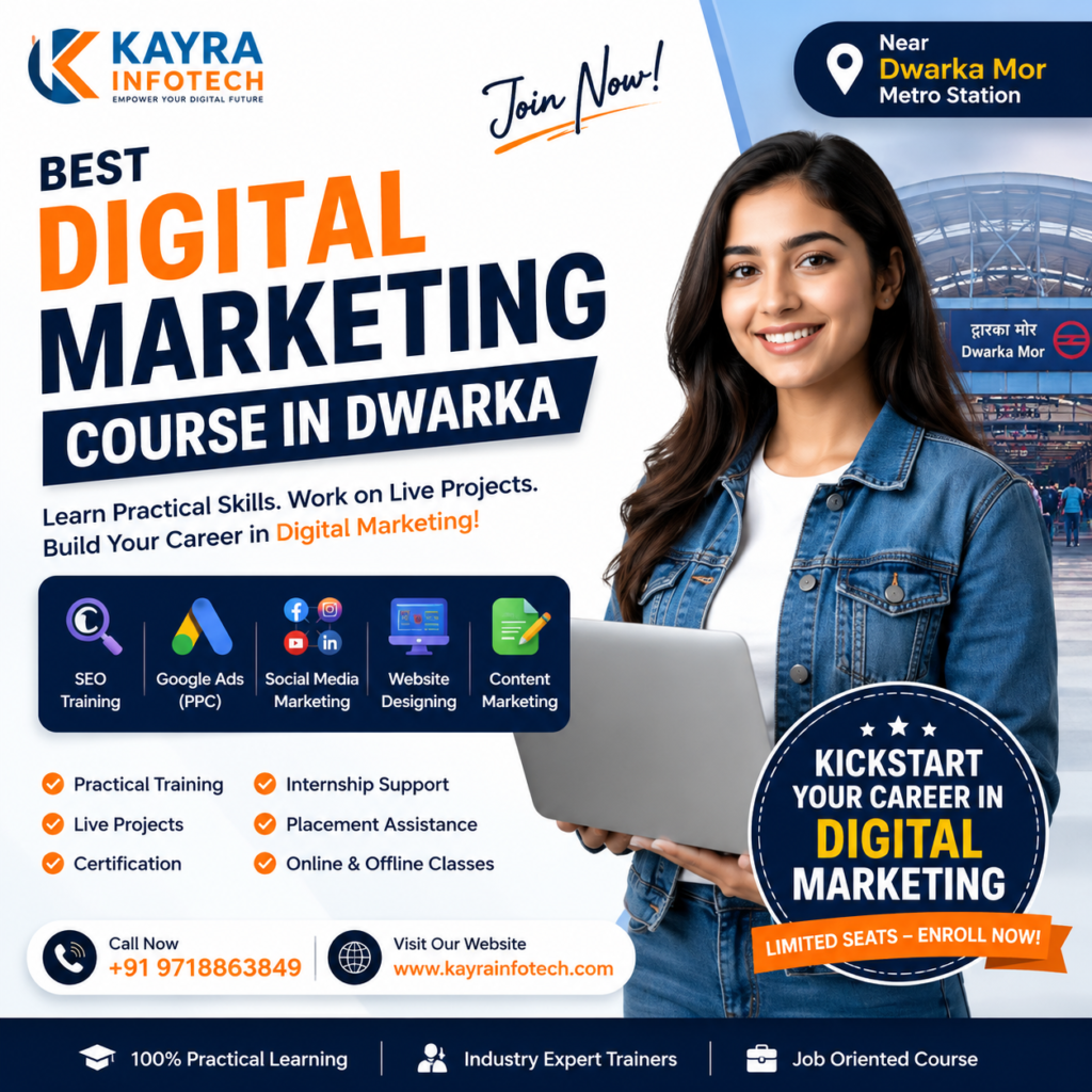 Digital Marketing Course in Dwarka mor