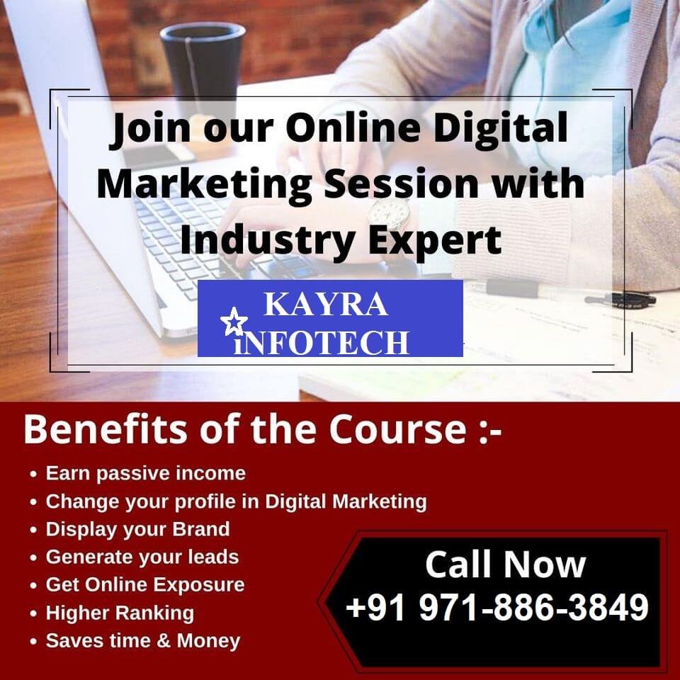 Digital Marketing Course benefits